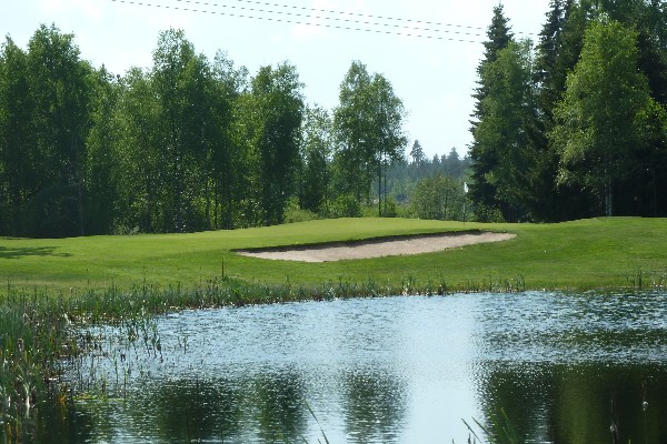 Ängavattnet hål 6 Lanna Golfklubb