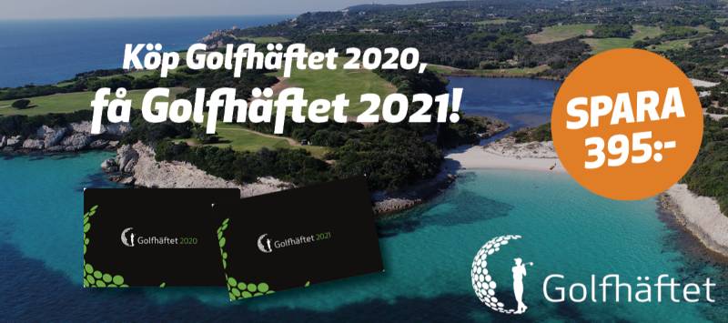 Köp golfhäftet 2020 och få 2021 på köpet!