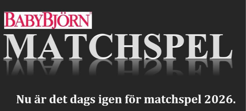 Nu är det dags igen för matchspel 2026